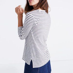 Madewell | Striped Long Sleeve Pocket T-Shirt